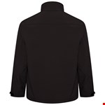 KAM Soft Shell Panelled Jacket - black